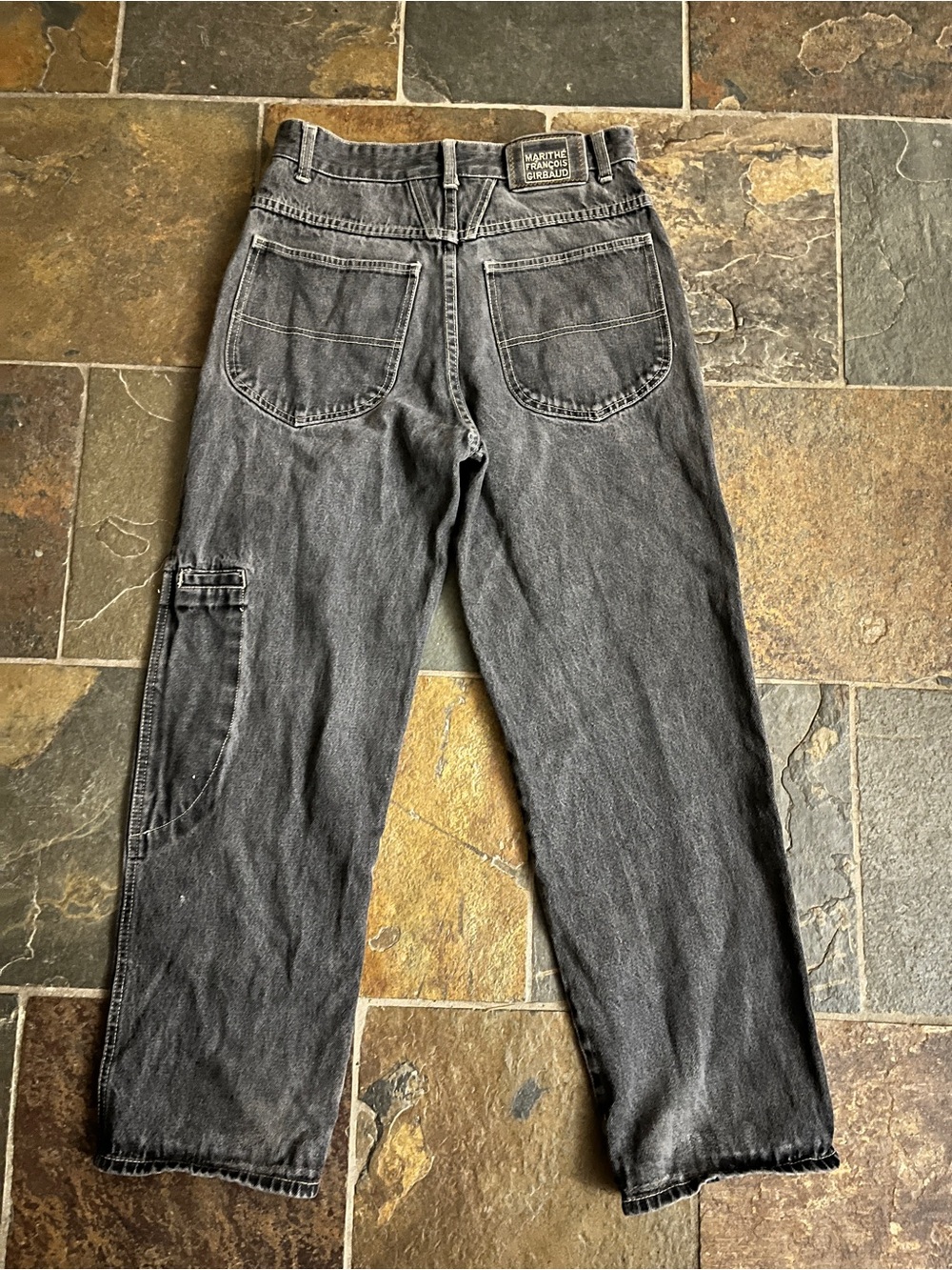 Le Jean De Marithe Francios Girbaud Vintage Washed Black Carpenter